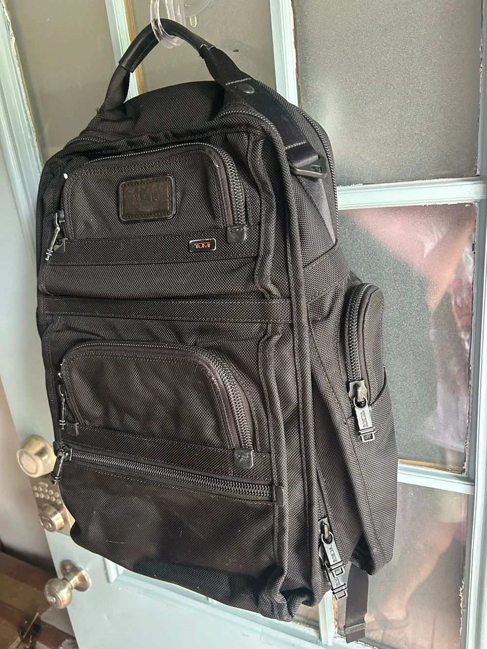 Tumi ALPHA Bravo 3 Brief Pack Backpack Laptop Safe Travel Office Men's Black